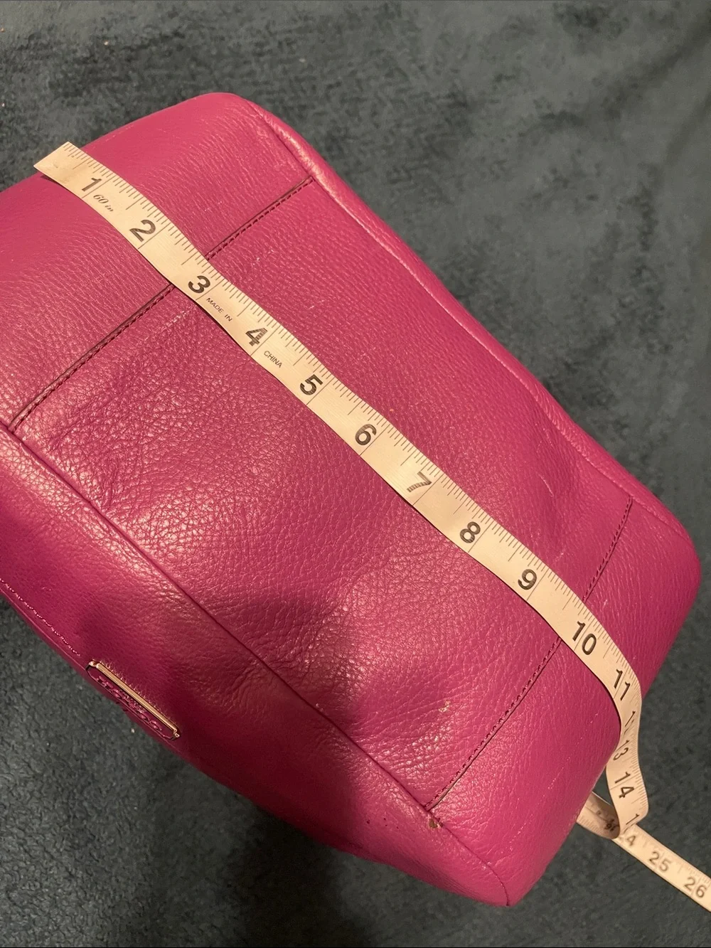 Coach Carrie Purple Leather Shoulder Bag See Photos